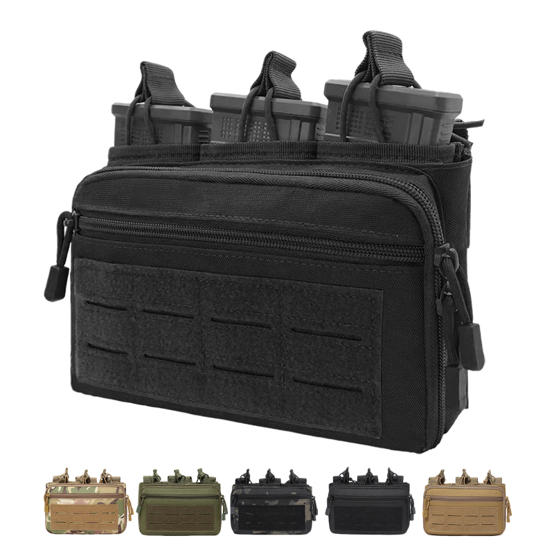 Magazine Holder Rack - Kantong Mag Molle Triple Mag Bag