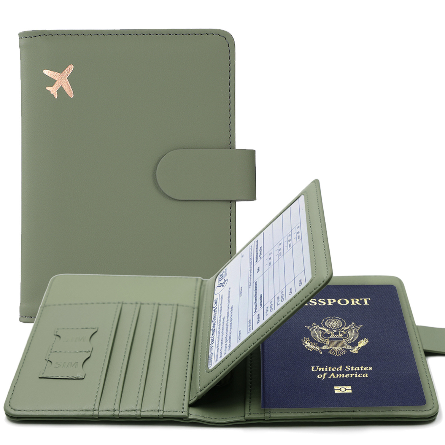 Index Card Holder - Sarung pelindung paspor RFID multifungsi, dompet