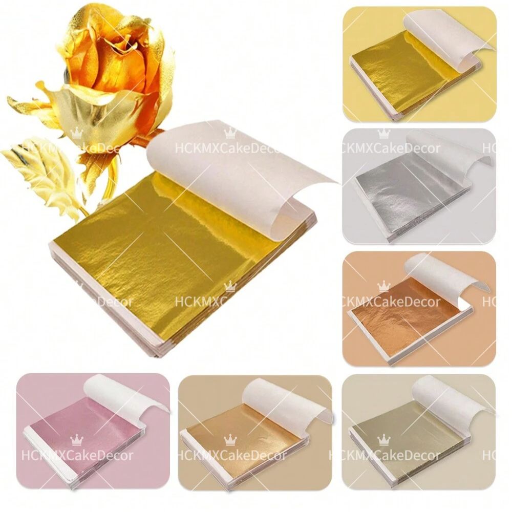 Ink Blotter Paper - 100 lembar Kertas Foil Imitasi Emas