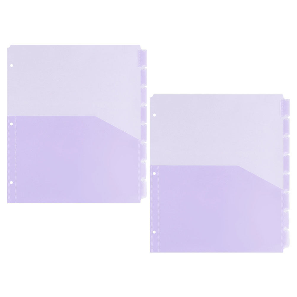 Tab Divider A4 - 2Set Pembatas Binder A4 Plastik PP