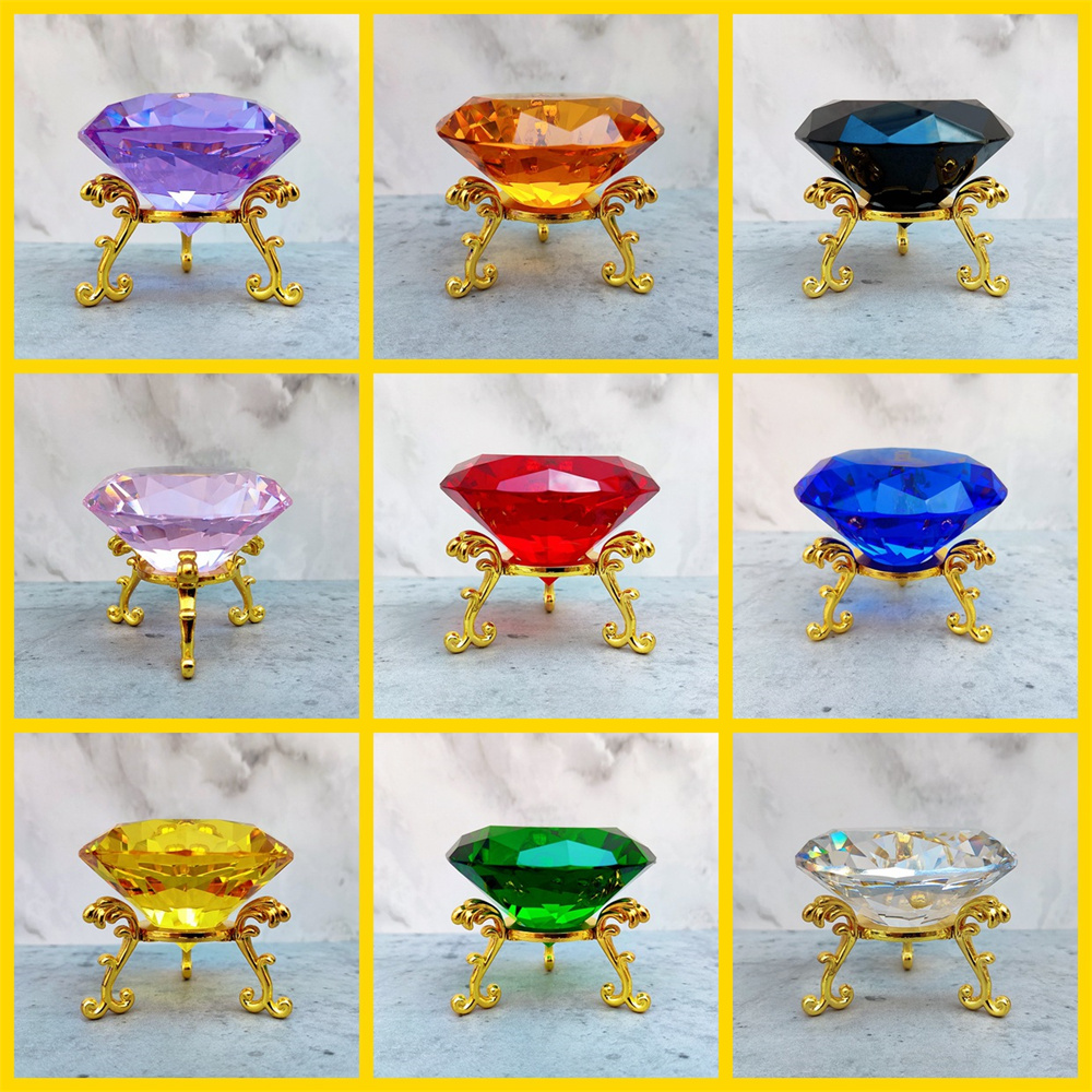 Berlian Kristal K9 80Mm dengan - Paper Weight Crystal ulasan dan harga