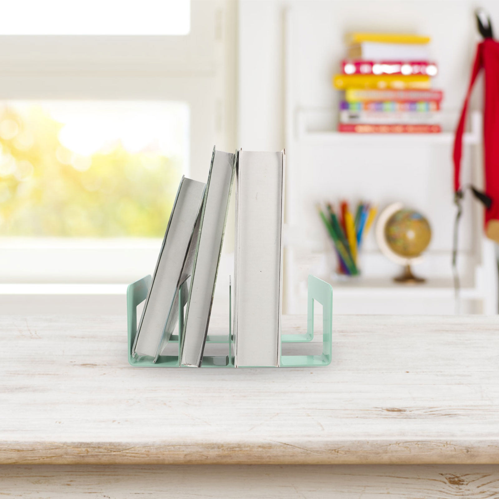 Rak Penyimpanan Buku Meja, Pen - Magazine Holder Rack ulasan dan harga