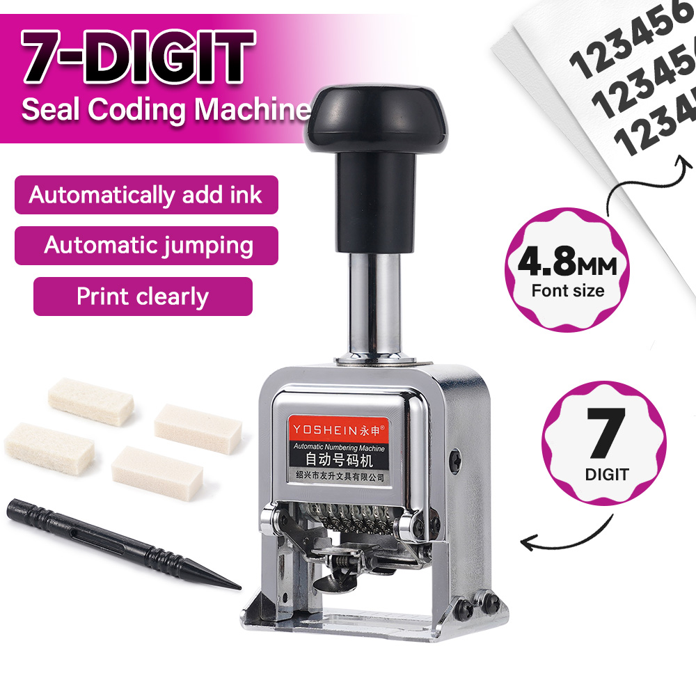 Mesin Penomoran Otomatis 7 Dig - Rubber Date Stamp ulasan dan harga
