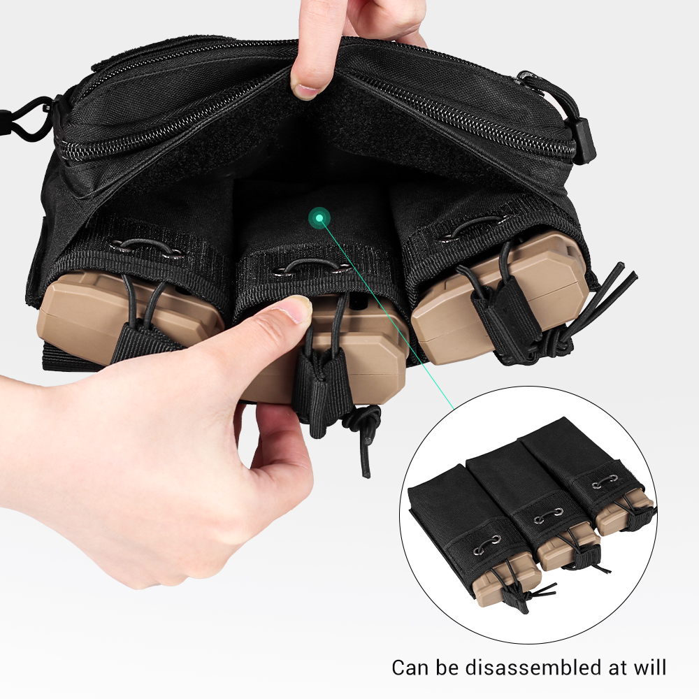Kantong Mag Molle Triple Mag B - Magazine Holder Rack ulasan dan harga