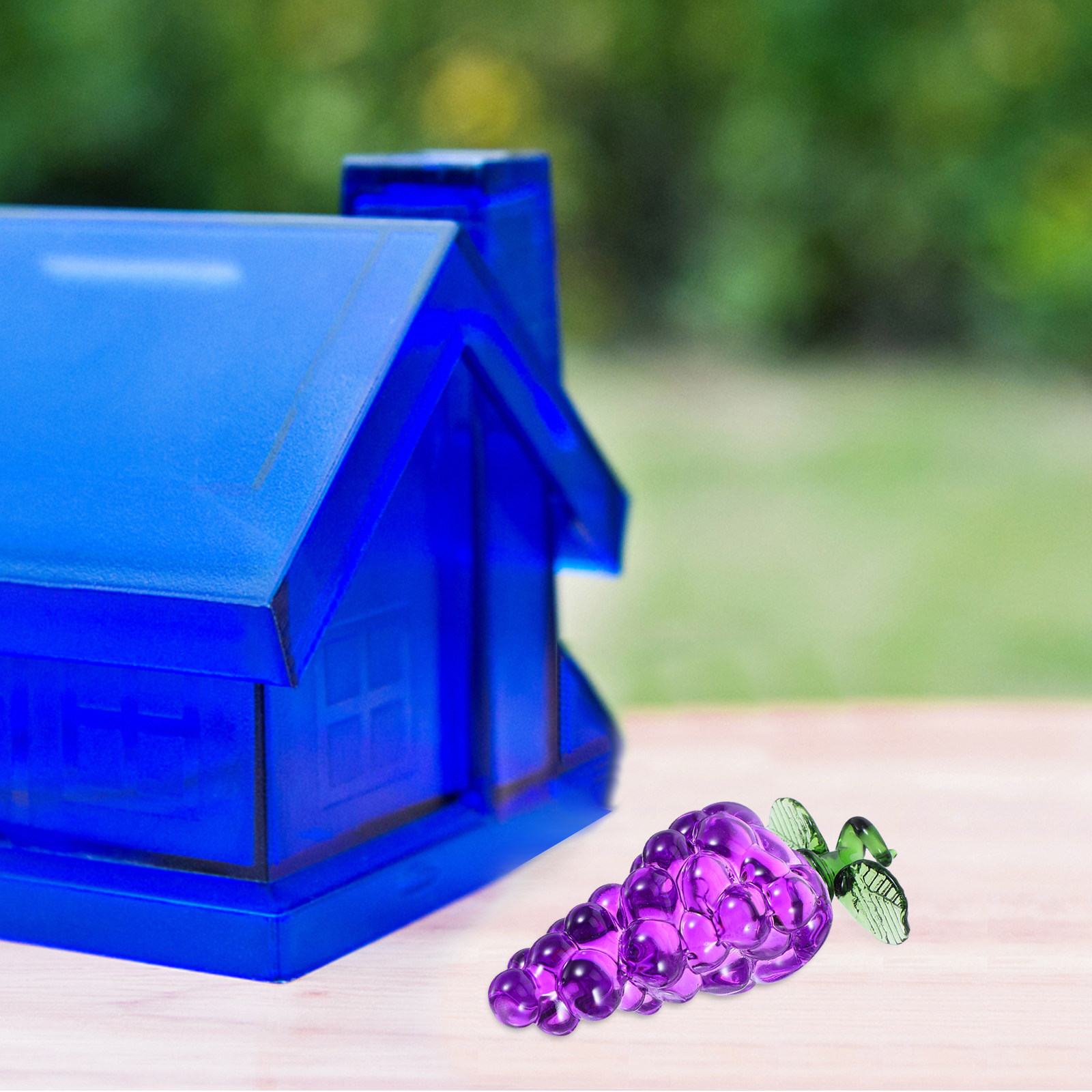 Patung Buah Anggur Kristal Bua - Paper Weight Crystal ulasan dan harga