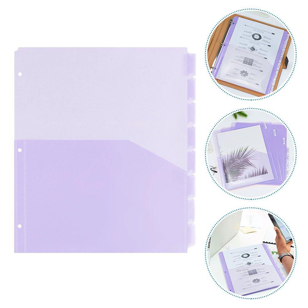 2Set Pembatas Plastik A4 denga - Tab Divider A4 ulasan dan harga