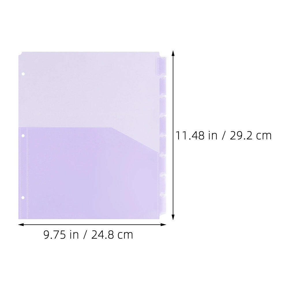 2Set Pembatas Binder A4 Plasti - Tab Divider A4 ulasan dan harga