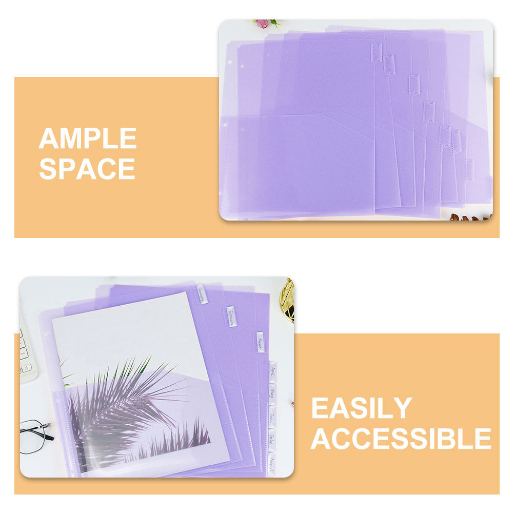 2Set Pembatas Binder A4 Plasti - Tab Divider A4 ulasan dan harga