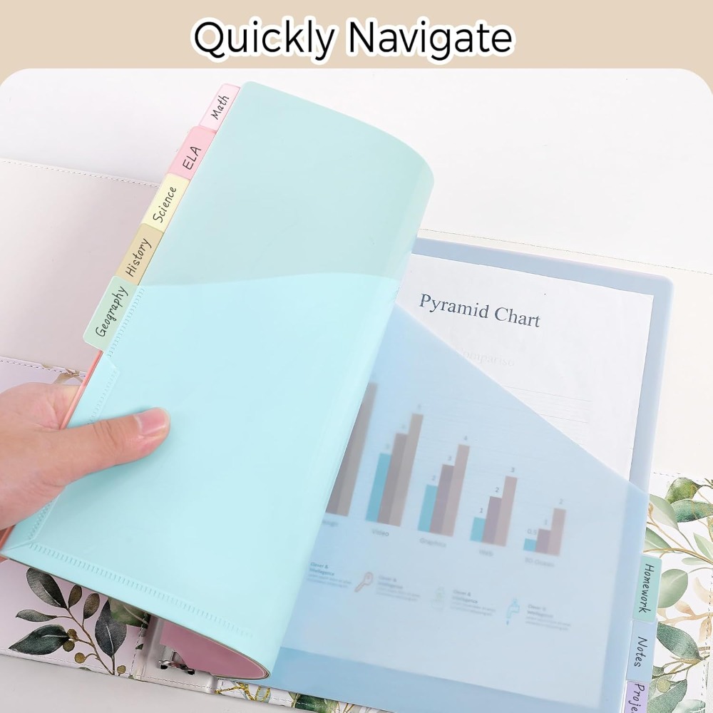 8 buah Pembatas Binder A4 Warn - Tab Divider A4 ulasan dan harga