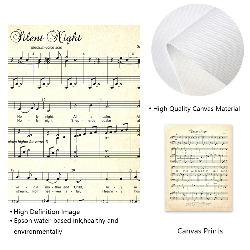 Poster Musik Lembaran CAROLS N - Ink Blotter Paper ulasan dan harga